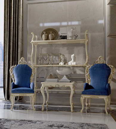 Кресло с подлокотниками PURA TRADIZIONE FIORENTINA от магазина Piramida Interiors