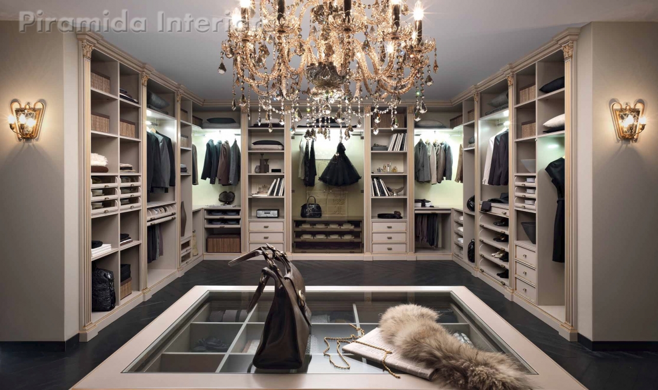 Гардеробная Palladio Style art.003 от магазина Piramida Interiors