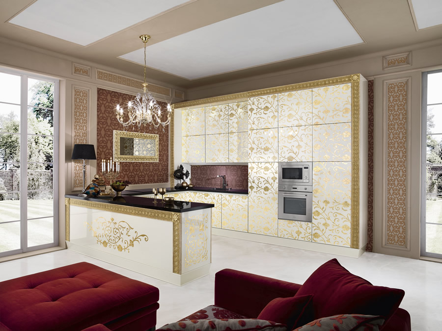 Кухня Art Deco art.ALESSIA_3 от магазина Piramida Interiors
