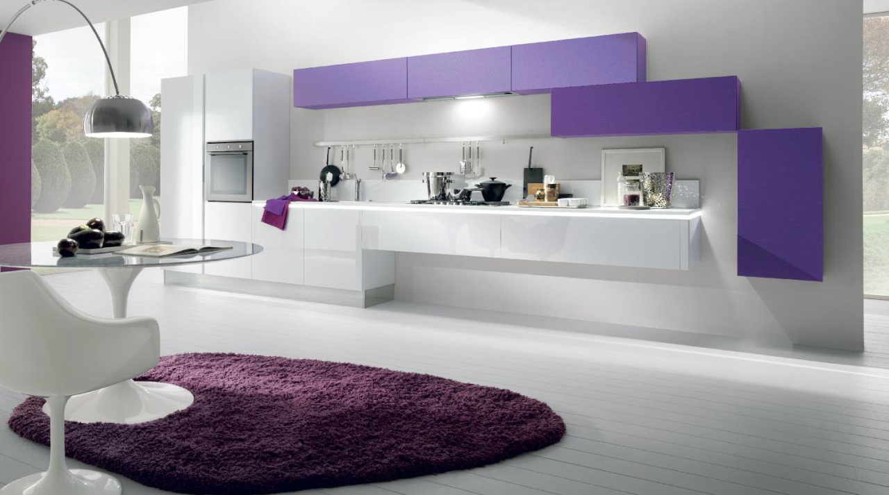 Кухня Mya art.PURPLE_KITCHEN/06.07 от магазина Piramida Interiors