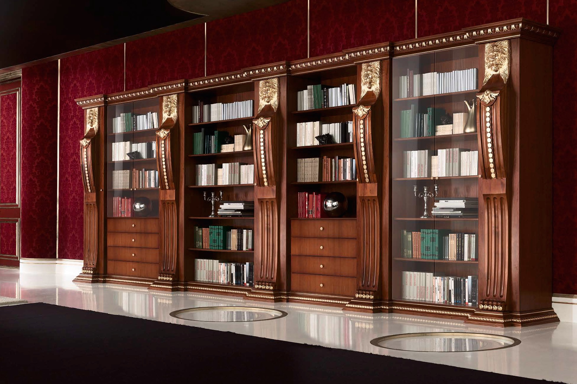 Книжный шкаф 2.10 art.Igor/05 от магазина Piramida Interiors
