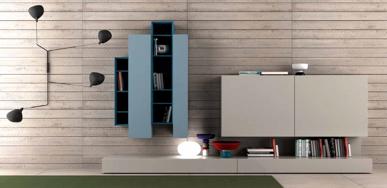 Стенка Sketchbook Spazio Day art.M216 от магазина Piramida Interiors