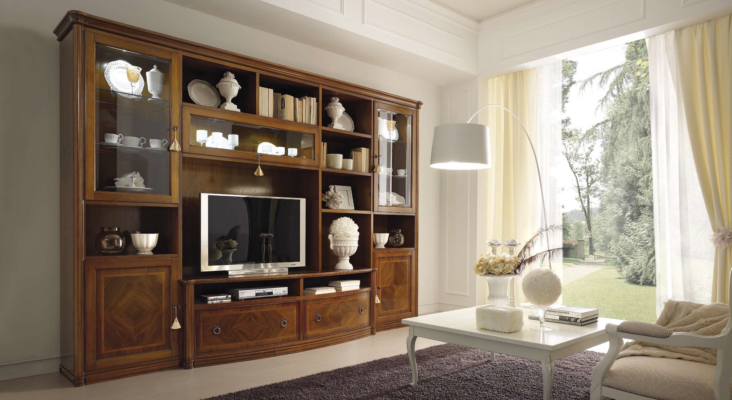 Стенка Carlotta art.comp.B от магазина Piramida Interiors