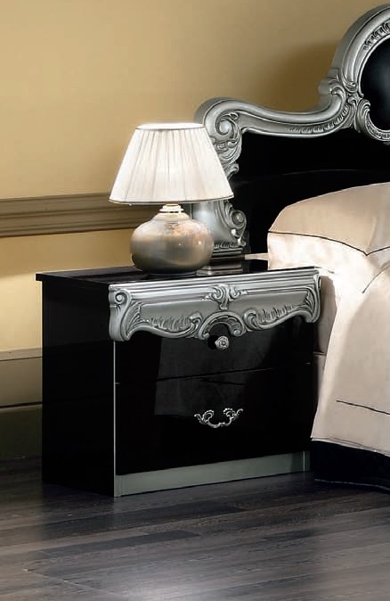 Прикроватная тумба Barocco Black art.098CMN.01NE от магазина Piramida Interiors
