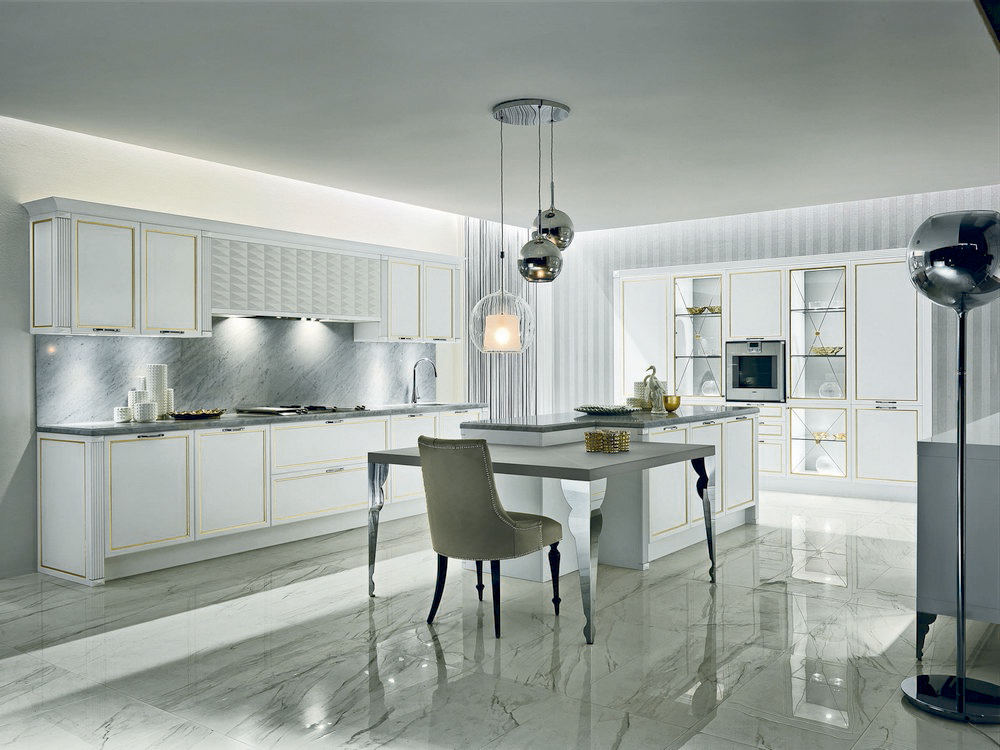 Кухня Luxury Glam art.TELAIO_GOLA от магазина Piramida Interiors