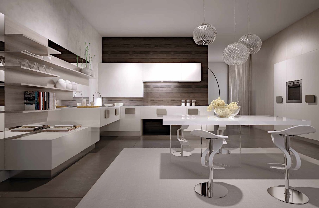 Кухня Emporio art.SOLOBIANCO_01 от магазина Piramida Interiors
