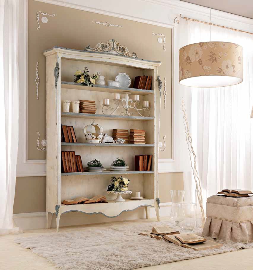 Книжный шкаф Glamour Collection art.5065 от магазина Piramida Interiors