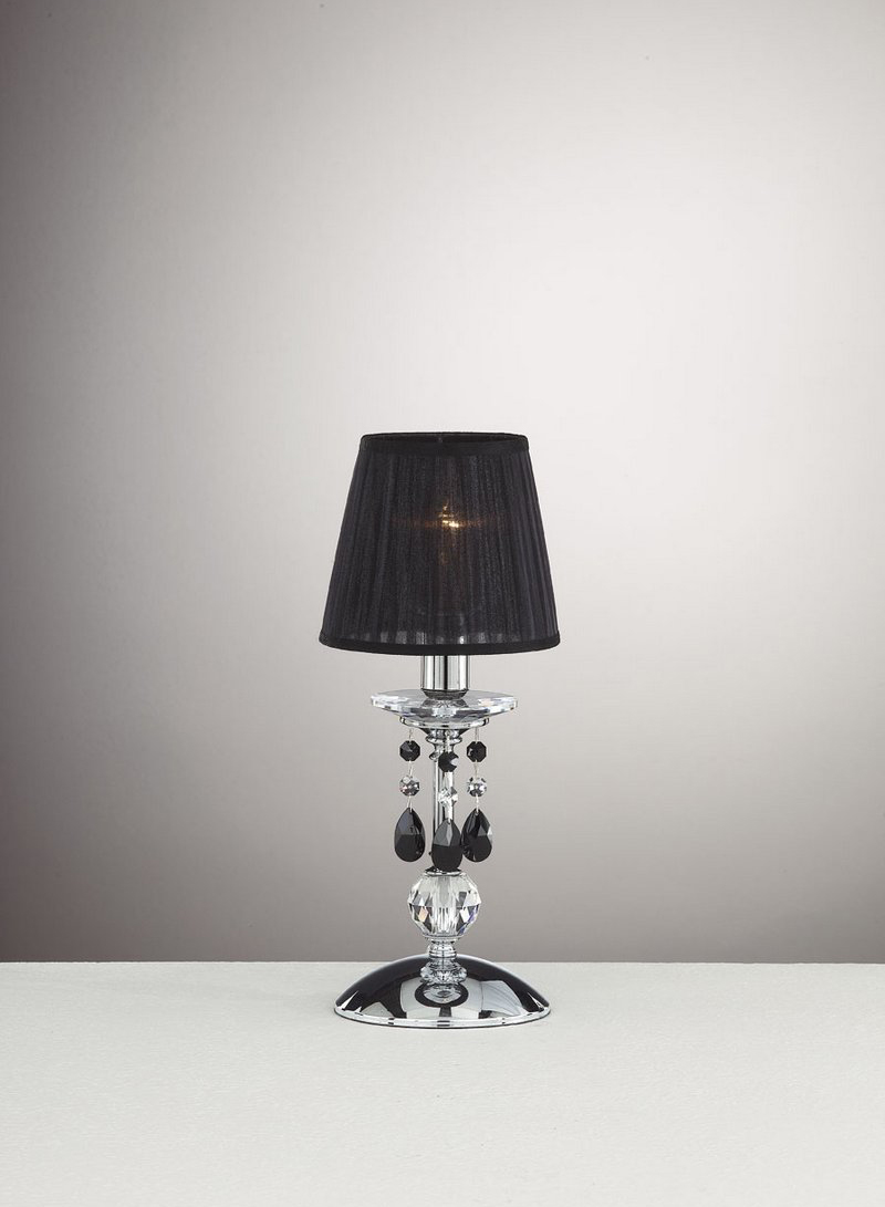 Лампа настольная Crystal art.610/L_CR_black от магазина Piramida Interiors