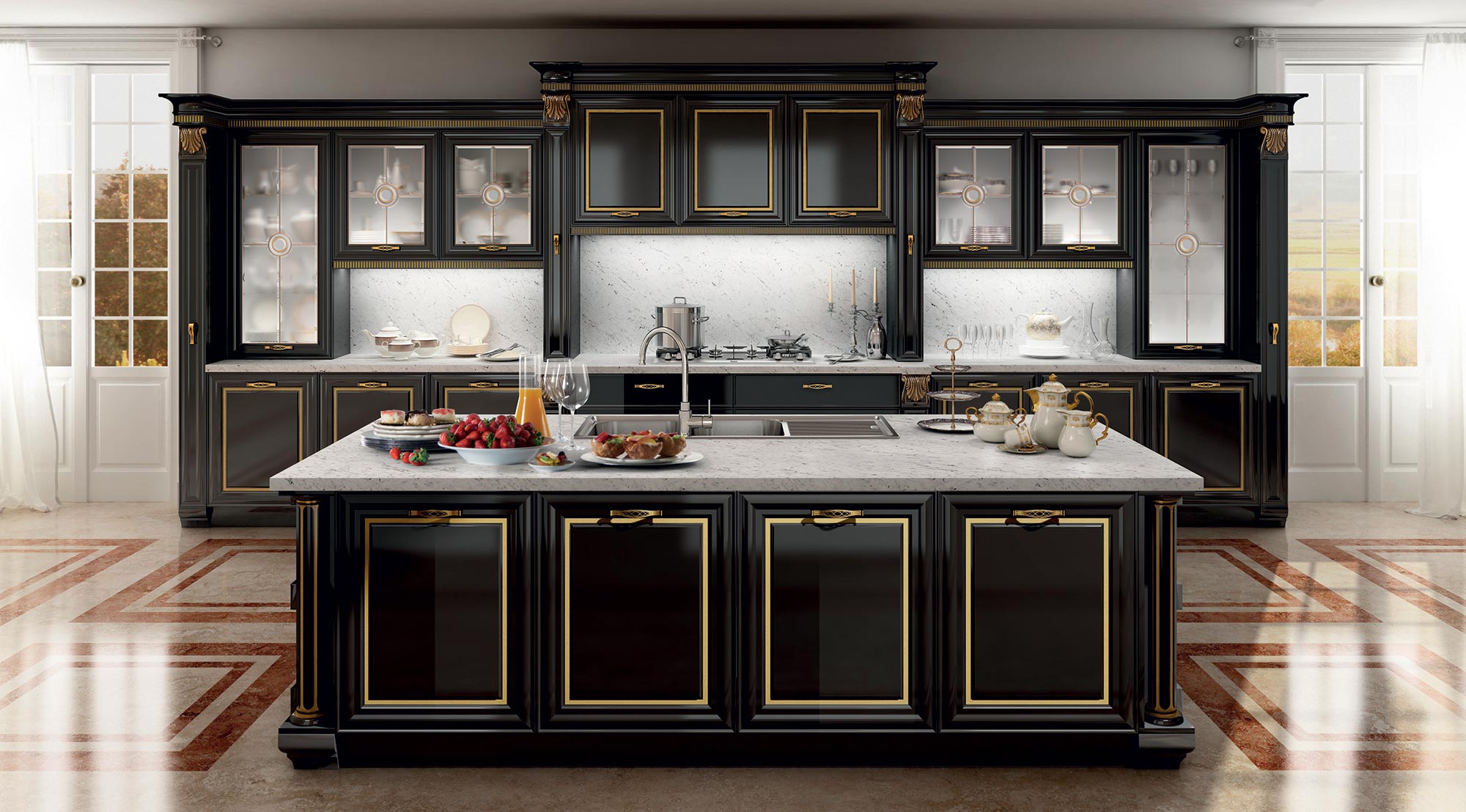 Кухня Hermitage Luxory art.031 от магазина Piramida Interiors