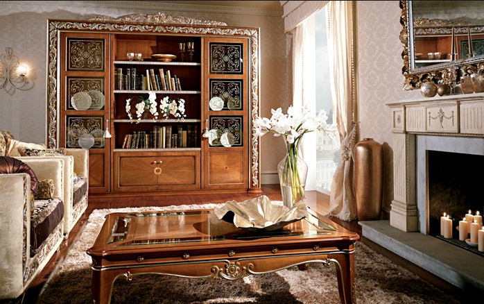 Книжный шкаф Alysse art.436 от магазина Piramida Interiors