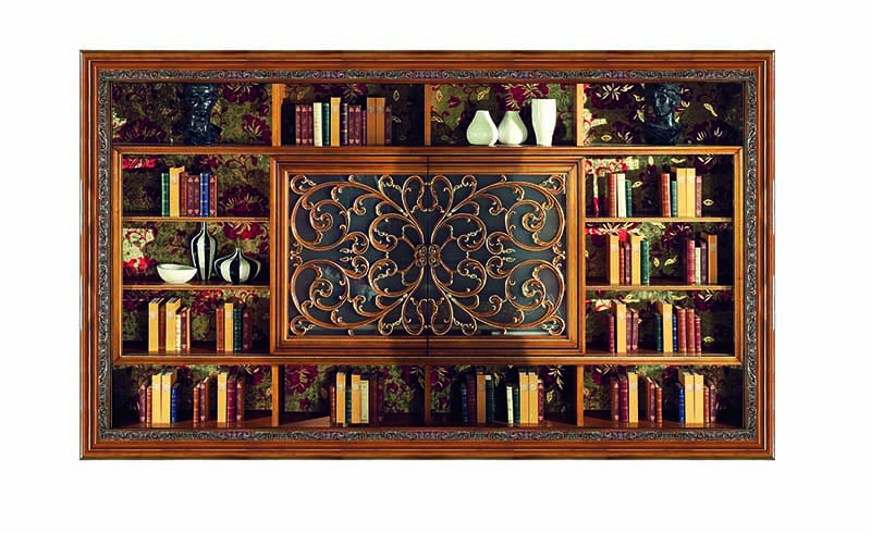 Tв стенка-книжный шкаф San Marco от магазина Piramida Interiors