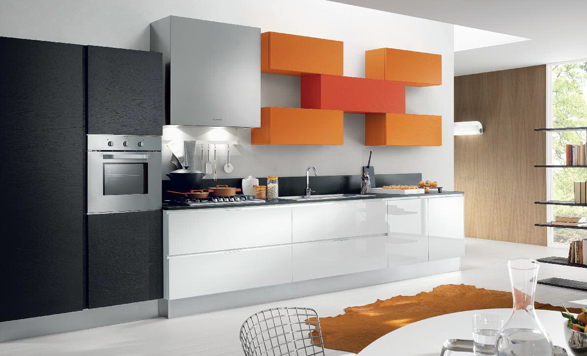 Кухня Mya art.ORANGE_KITCHEN/44.45 от магазина Piramida Interiors