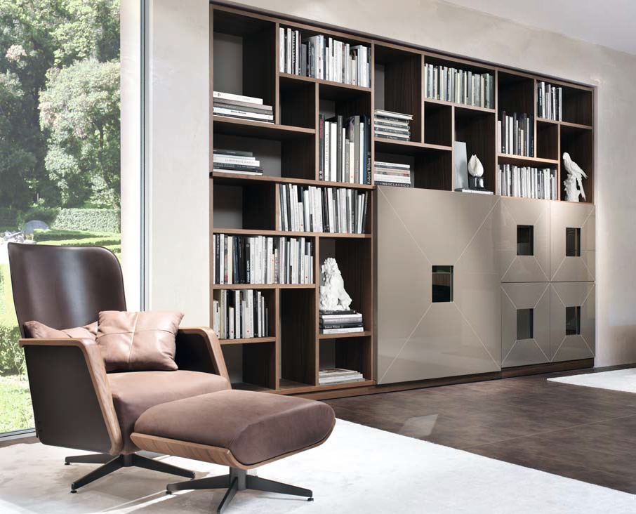 Книжный шкаф Concerto art.14 от магазина Piramida Interiors