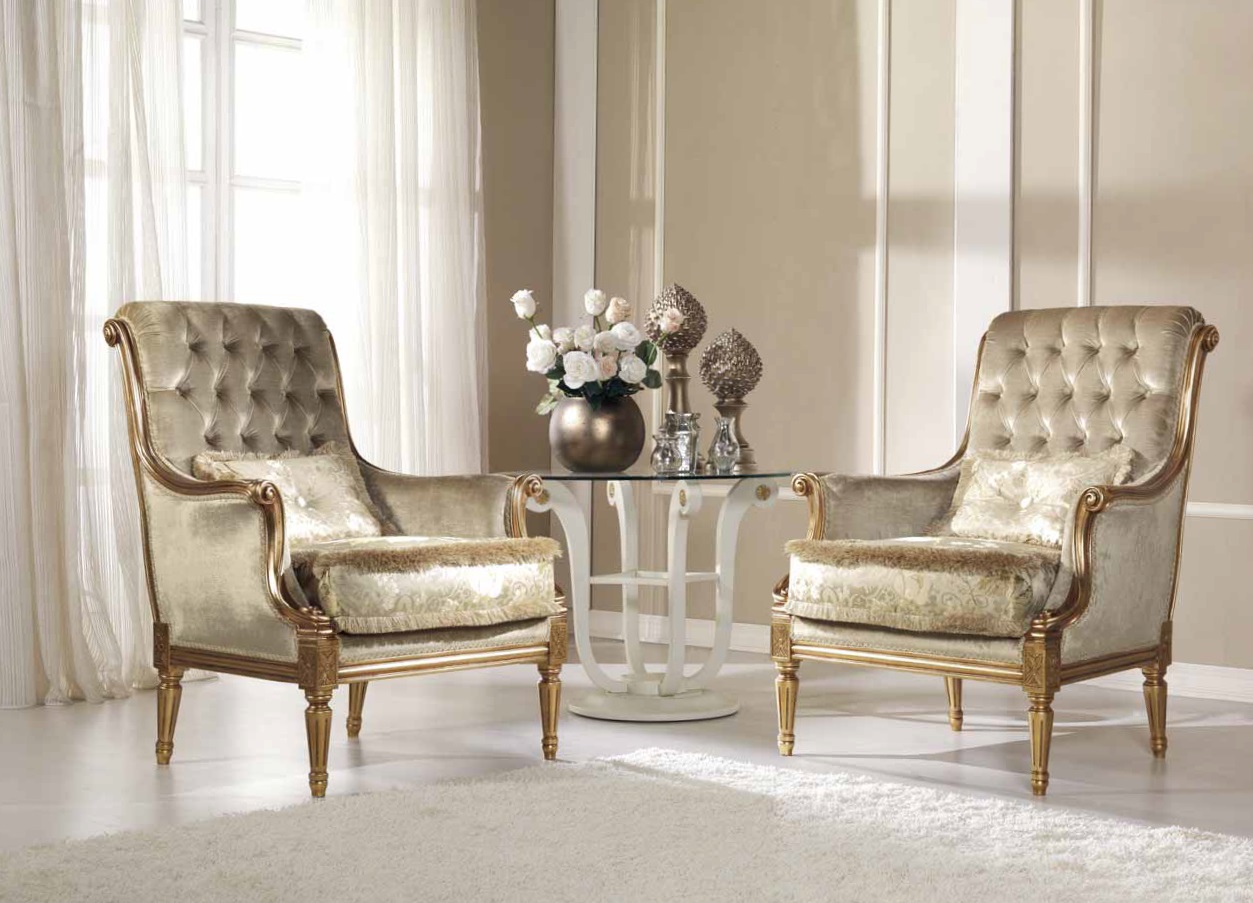 Кресло Glamour art.NIVES-CAPITONNE от магазина Piramida Interiors