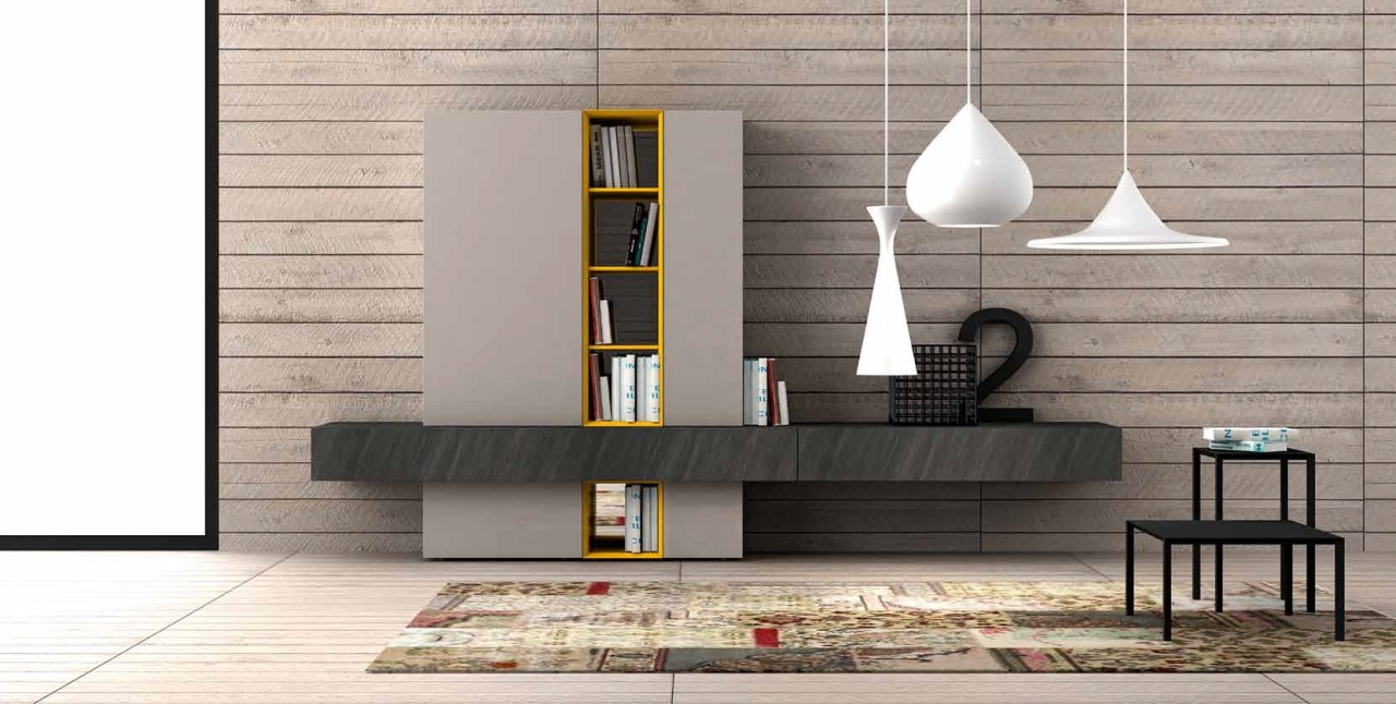 Стенка Sketchbook Spazio Day art.M208 от магазина Piramida Interiors