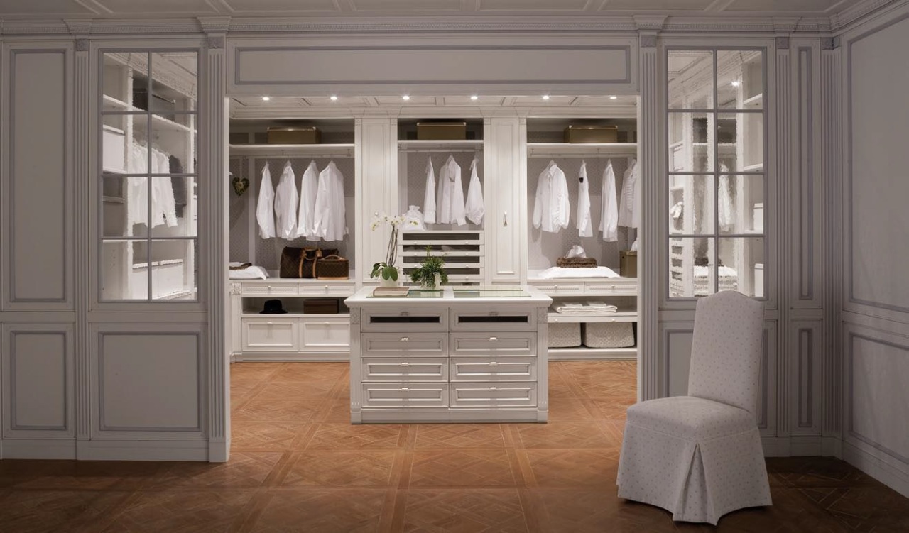 Гардеробная Classic Interiors art.PEGGY от магазина Piramida Interiors