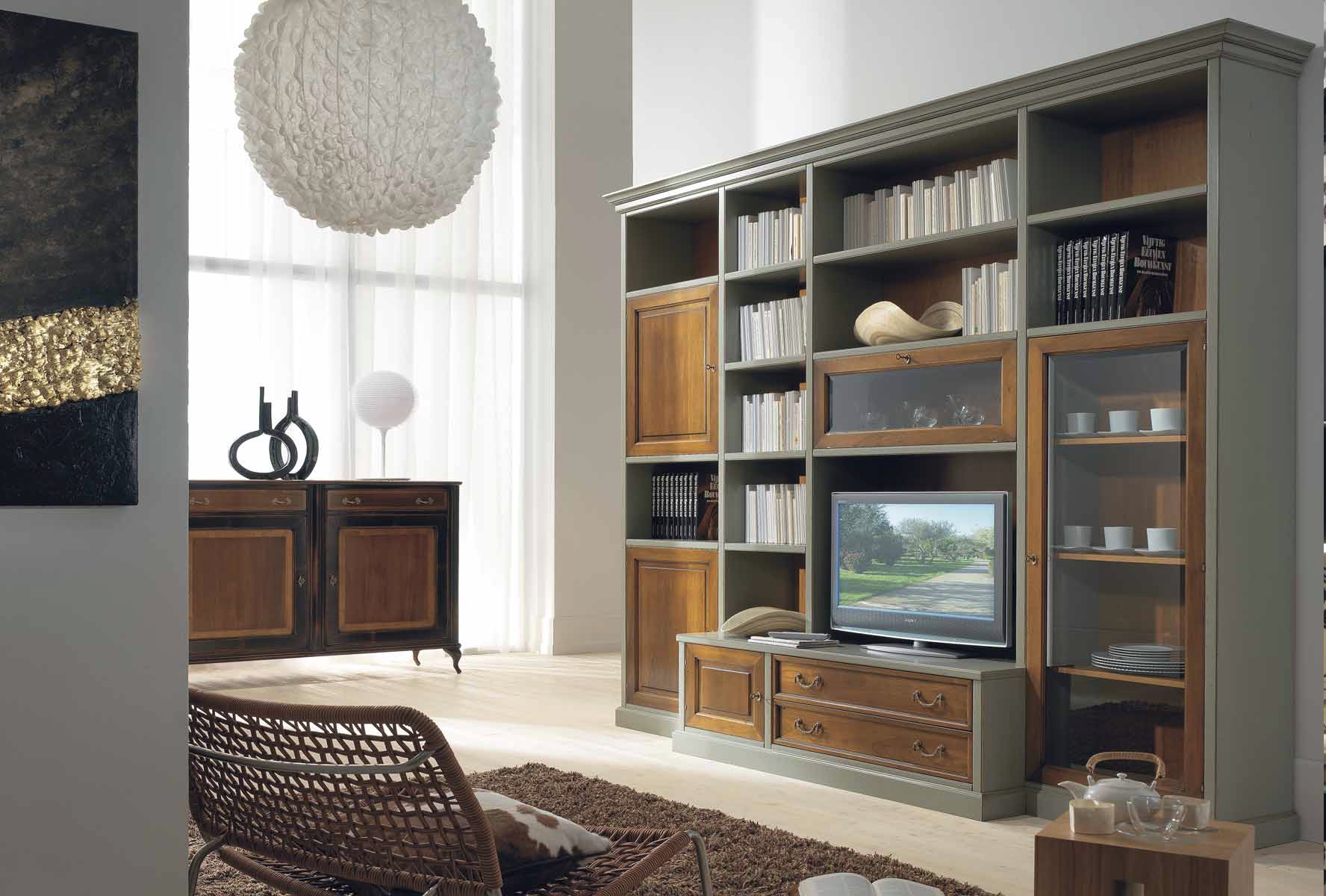 Книжный шкаф Palladio Classico art.P.1009C от магазина Piramida Interiors