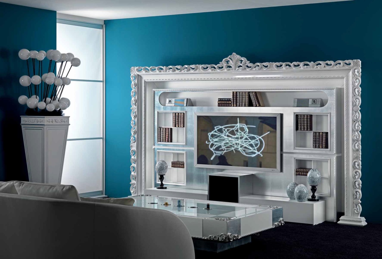 Стенка Entertaining Concept art.THE_WALL_HOME_CINEMA-BAROQUE от магазина Piramida Interiors