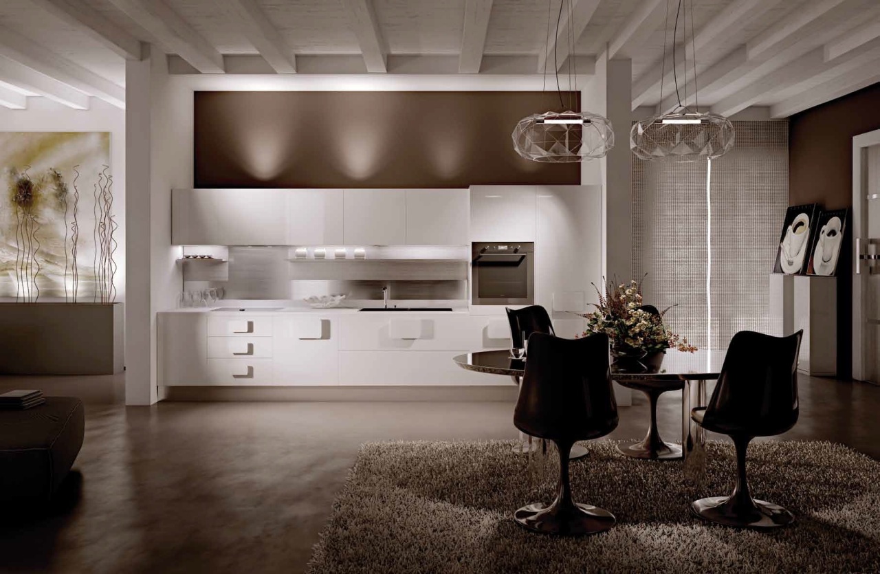Кухня Emporio art.SOLOBIANCO_05 от магазина Piramida Interiors