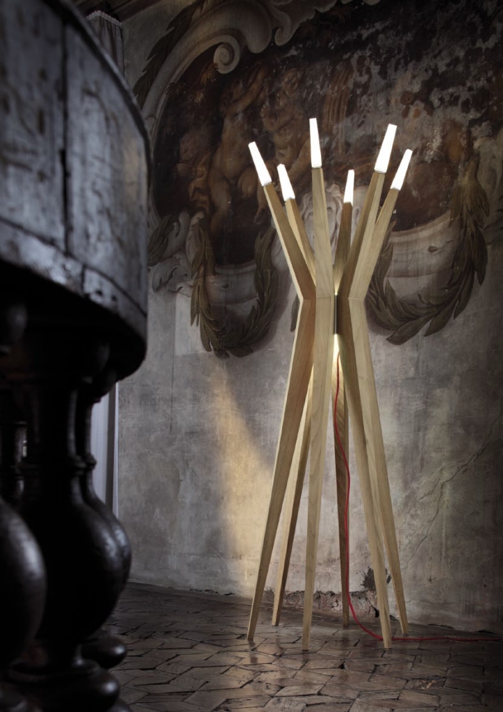 Торшер Flashwood art.STL6+6 от магазина Piramida Interiors