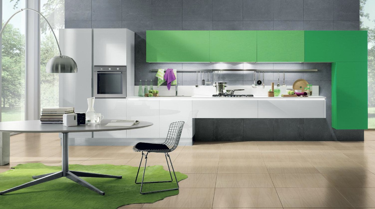 Кухня Mya art.GREEN_KITCHEN/08.09 от магазина Piramida Interiors