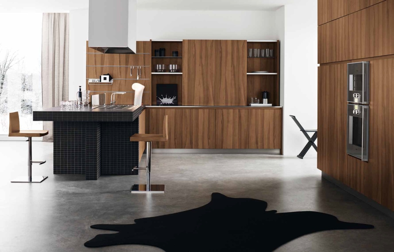 Кухня Modern art.LOOP_WALNUT от магазина Piramida Interiors