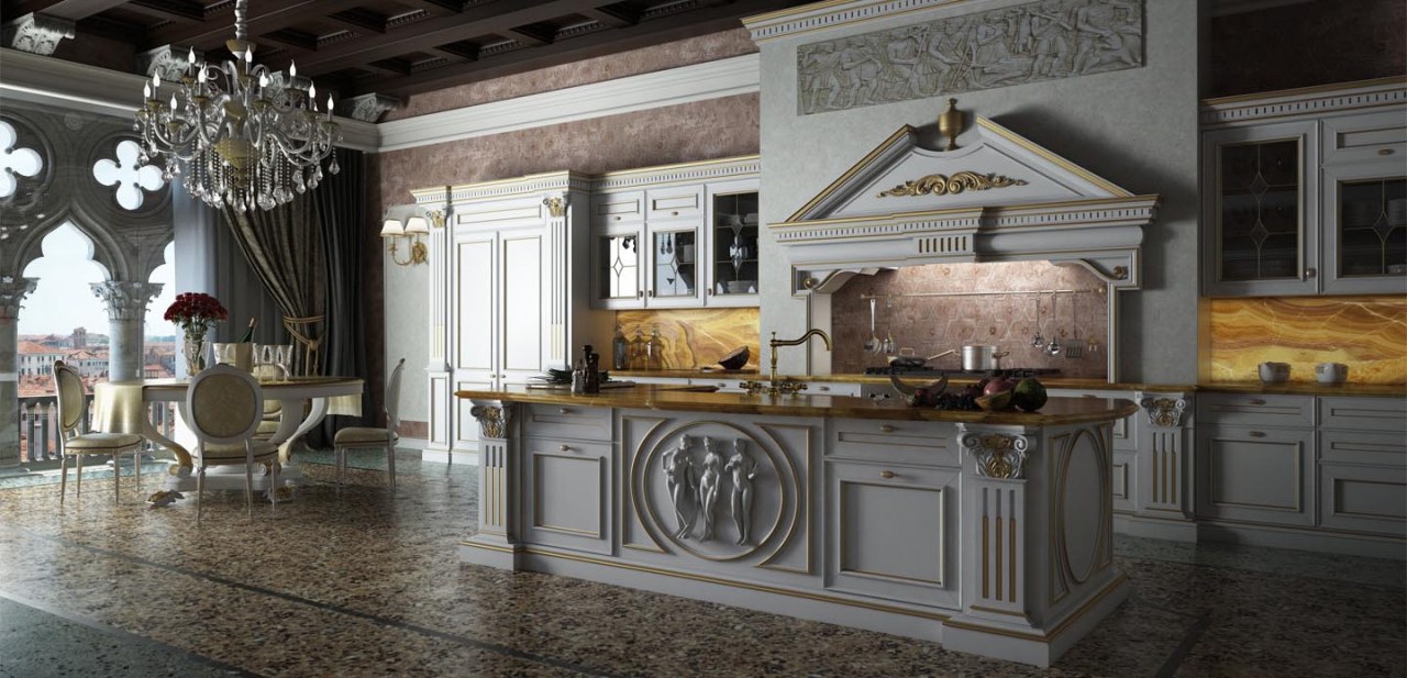 Кухня Classic Interiors art.CANAL_GRANDE от магазина Piramida Interiors