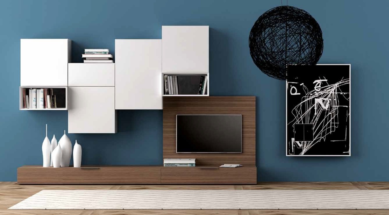 Стенка Sketchbook Spazio Day art.M206 от магазина Piramida Interiors