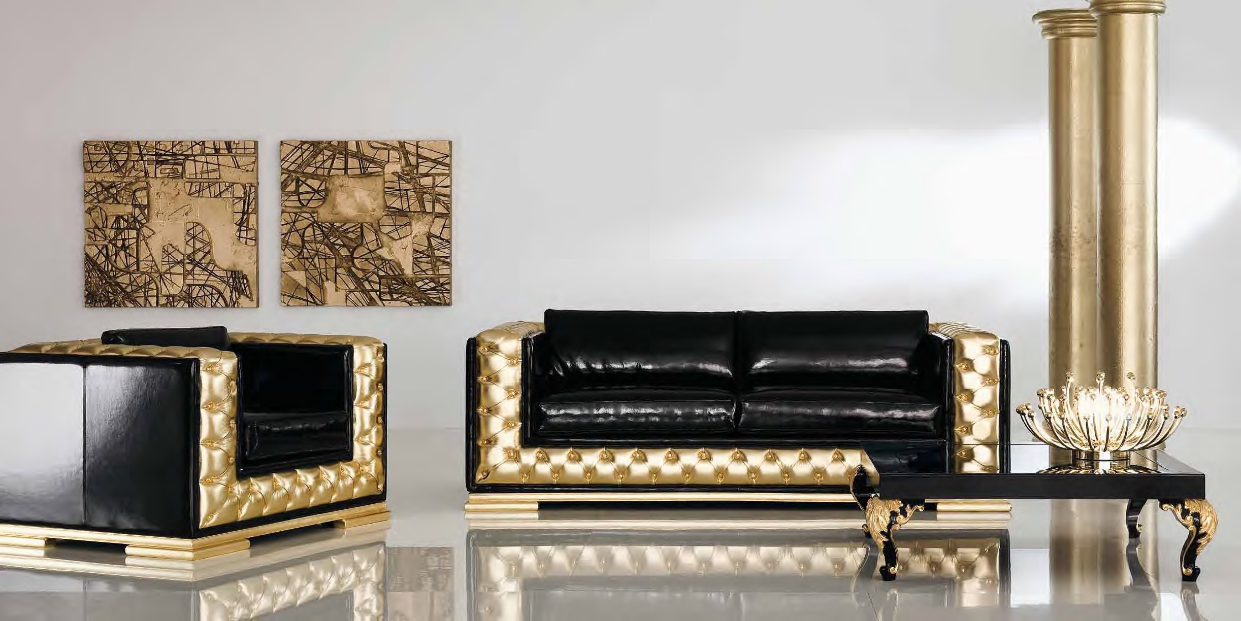 Композиция Minimal Baroque art.01 от магазина Piramida Interiors