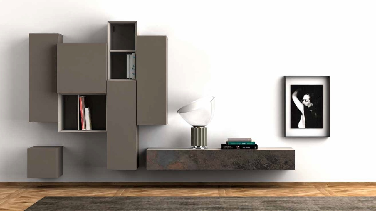 Стенка Sketchbook Spazio Day art.M204 от магазина Piramida Interiors