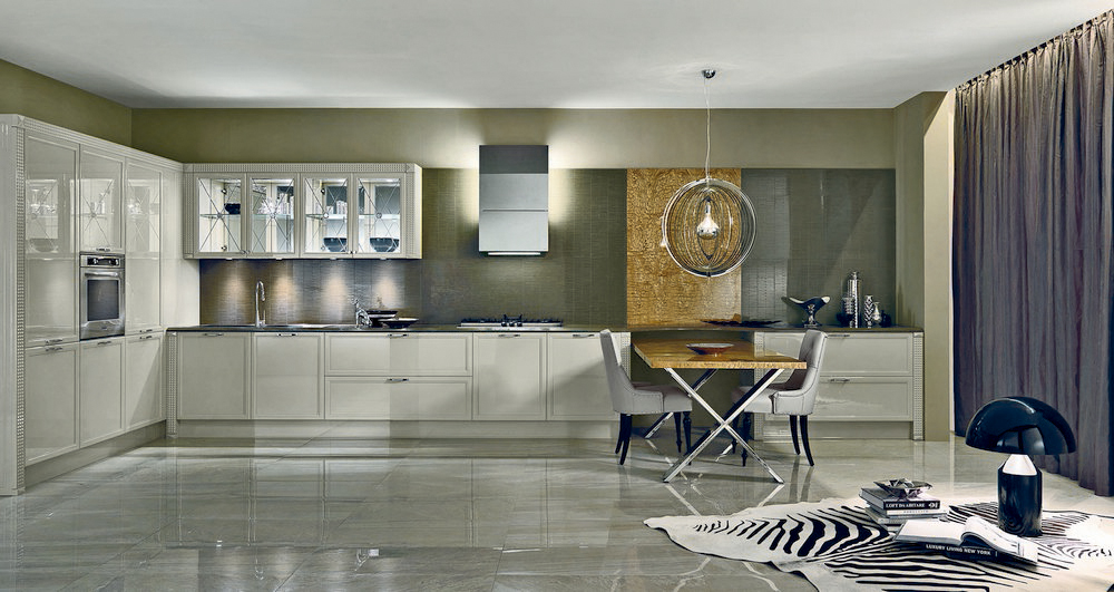 Кухня Luxury Glam art.TELAIO_CORNICE_CUSPIDE от магазина Piramida Interiors