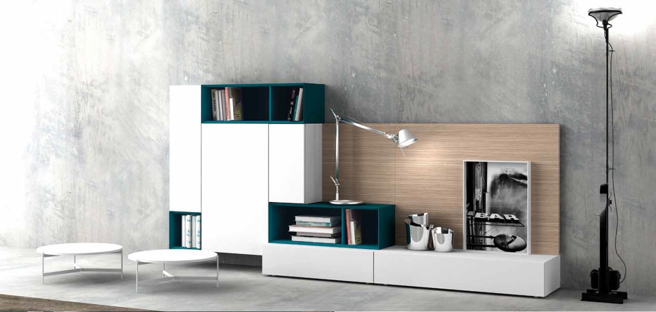 Стенка Sketchbook Spazio Day art.M207 от магазина Piramida Interiors