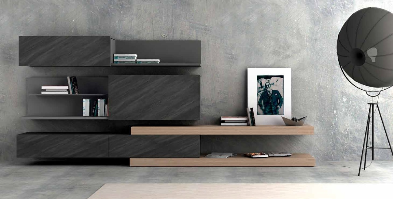 Стенка Sketchbook Spazio Day art.M220 от магазина Piramida Interiors